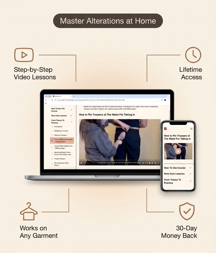 Stop paying for alterations and learn how to alter yourself!