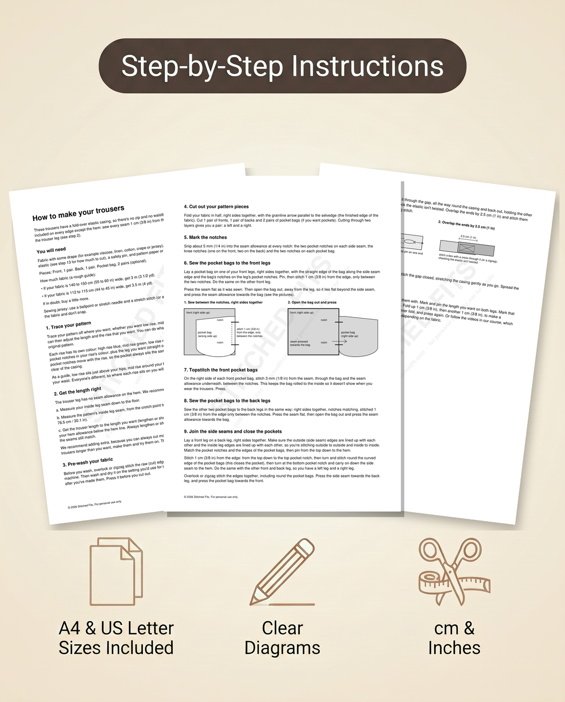 Step-by-step instructions with clear diagrams